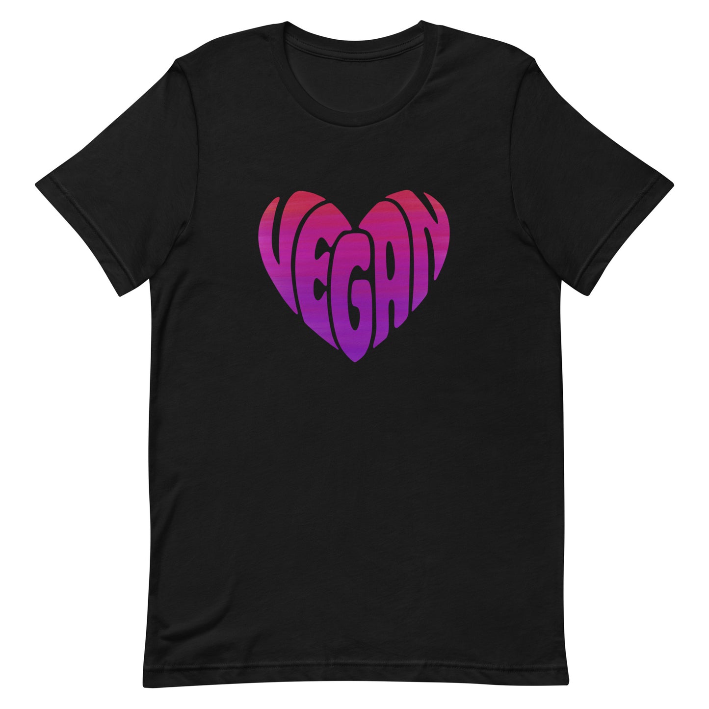 Groovy Ombre Vegan Heart Classic Fit Tee