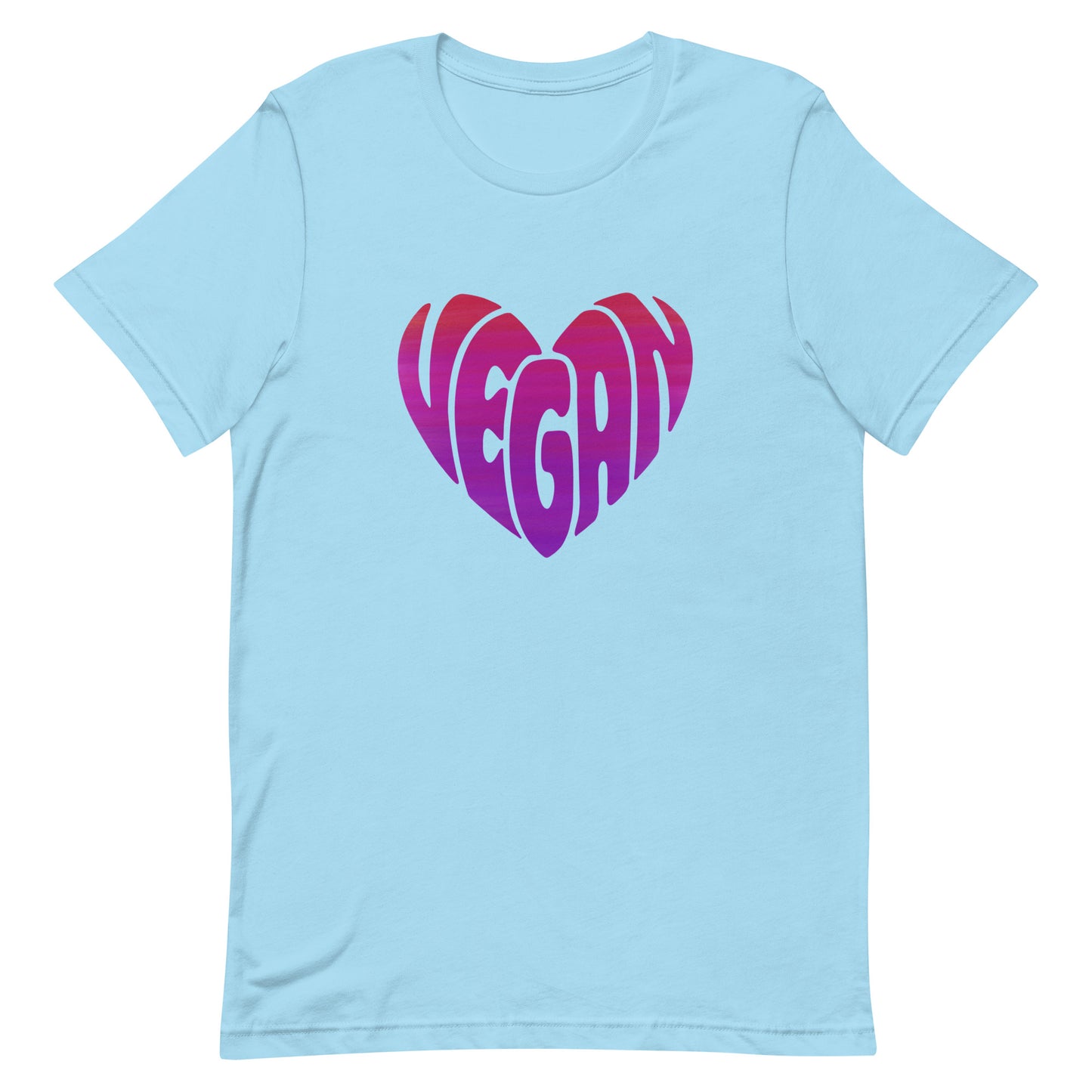 Groovy Ombre Vegan Heart Classic Fit Tee