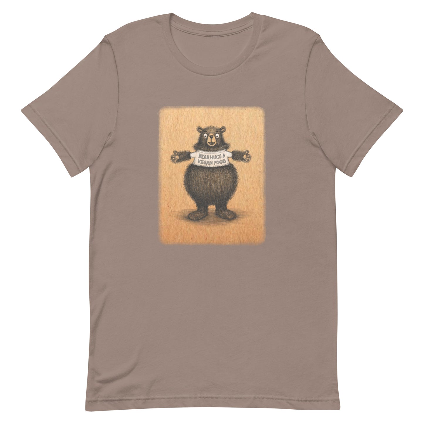 Bear Hugs and Vegan Food Classic Fit Tee