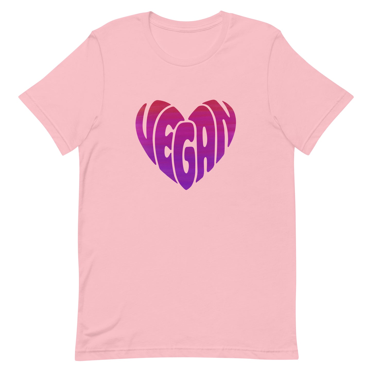 Groovy Ombre Vegan Heart Classic Fit Tee