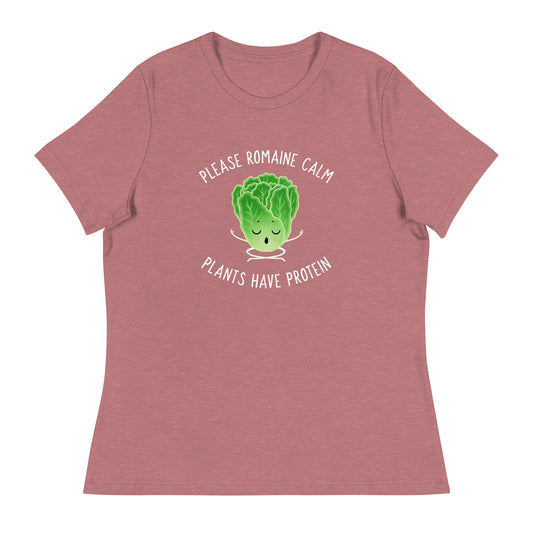 Please Romaine Calm Plants Have Protein Contemporary Fit Tee