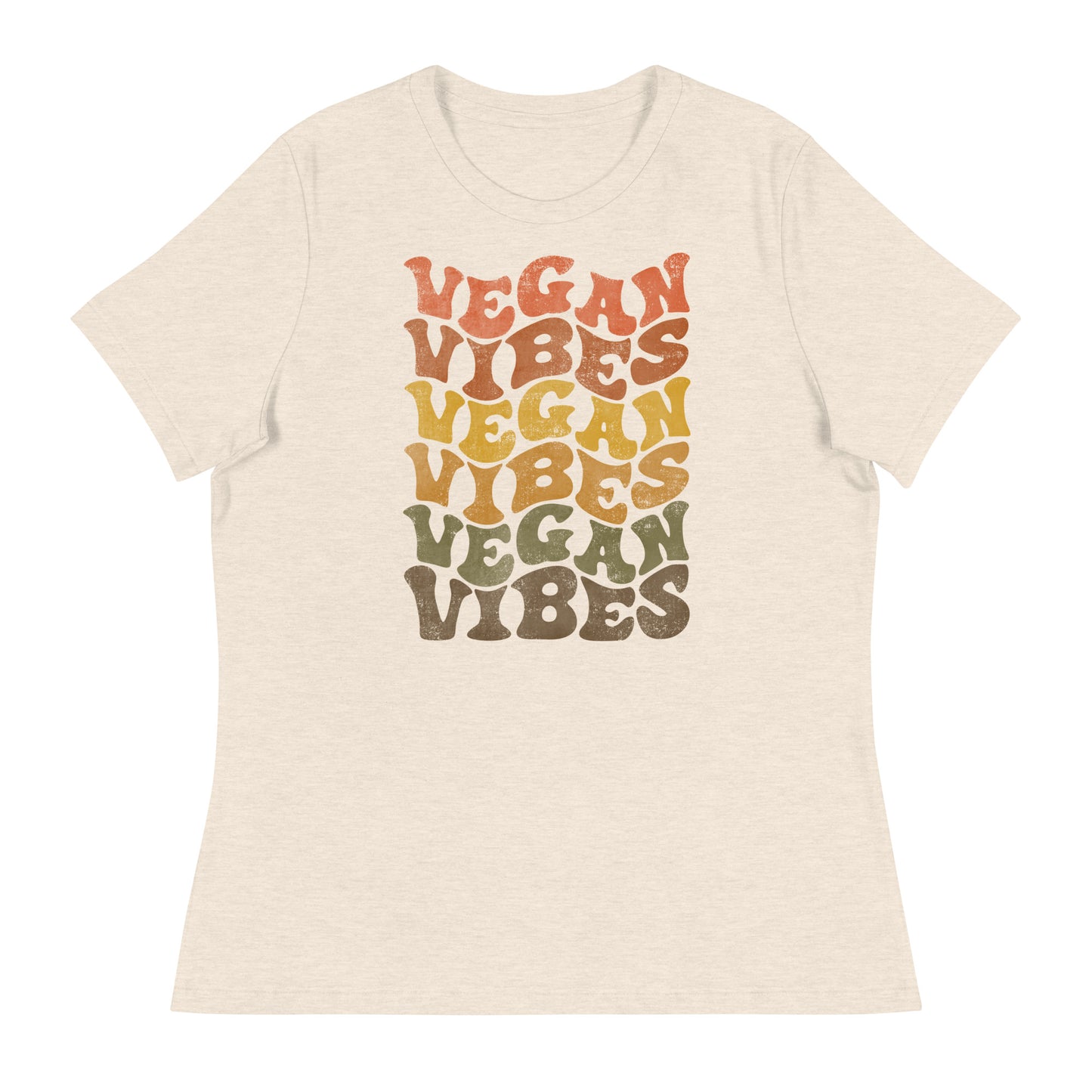 Vegan Vibes Vintage Inspired Contemporary Fit Tee