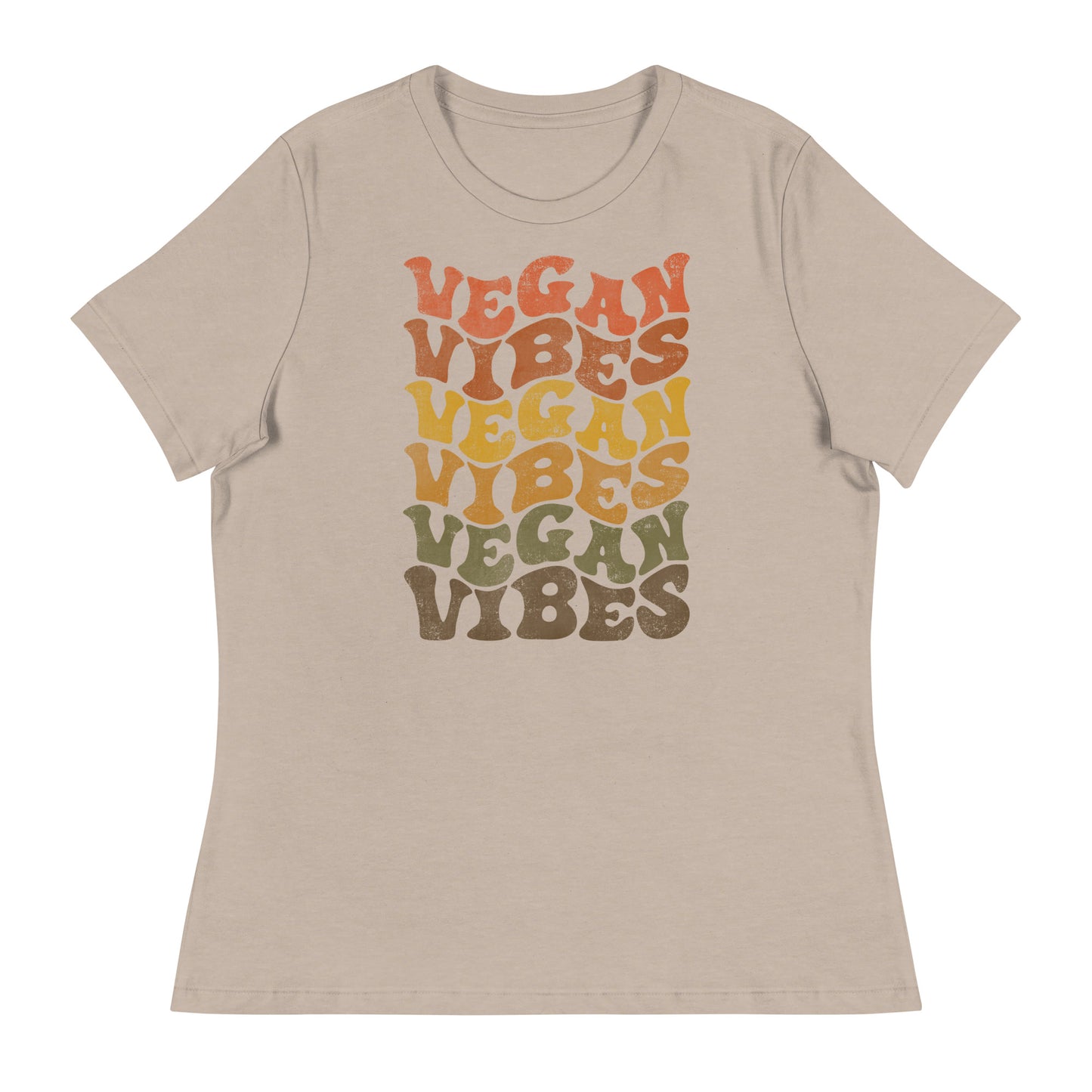 Vegan Vibes Vintage Inspired Contemporary Fit Tee